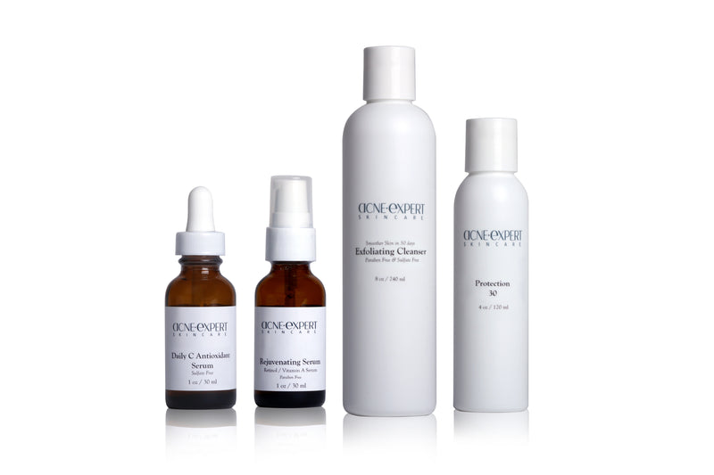 This skincare kit bundle is perfect for fine lines, wrinkles, hyperpigmentation