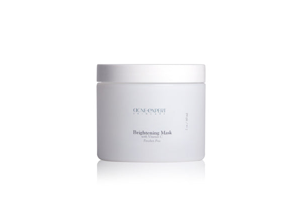 The Brightening mask contains natural and brightening ingredients to help brighten skin tone, minimize the appearance of pores, and reduce the appearance of dark spots. It helps brighten and improve the glow and translucency of your skin over time. ​​
